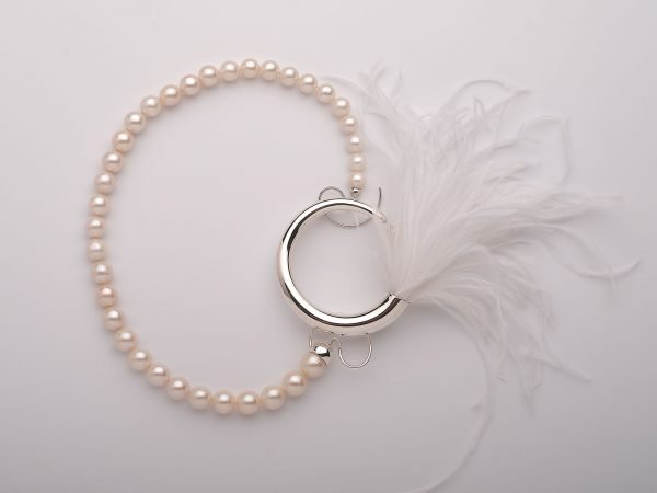 COLLANA ANEMONE E PERLE - immagine 2