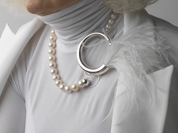 COLLANA ANEMONE E PERLE - immagine 6