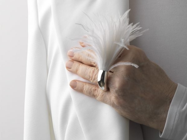 ANELLO ANEMONE BIANCO - immagine 6