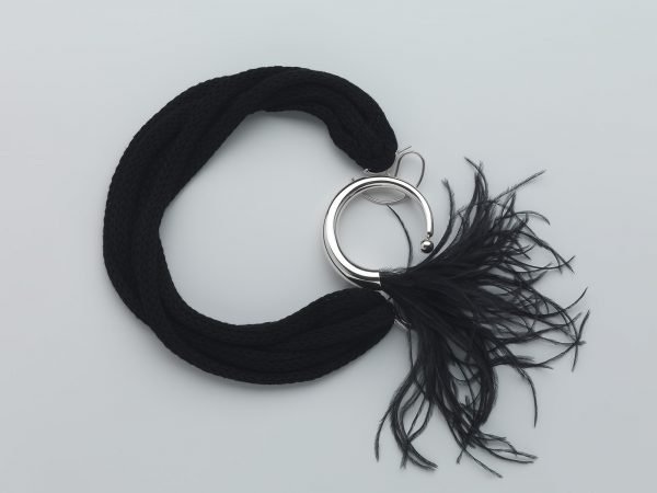 COLLANA ANEMONE E CORDA PANNA - immagine 6